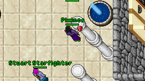 Pixinos on screen