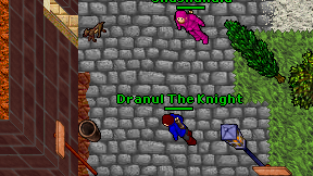 Dranul The Knight on screen