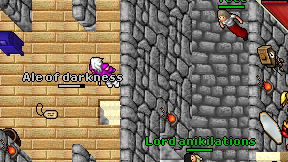 Ale of darkness on screen