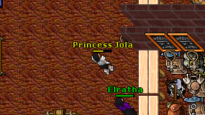 Princess Jola on screen
