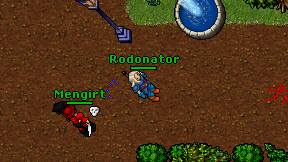 Rodonator on screen