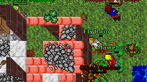Fly Rain on screen