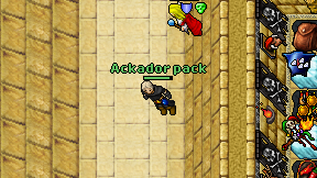 Ackador pack on screen