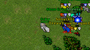 Scky on screen