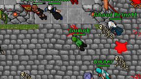 Gumok on screen