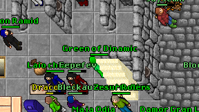 Green of Dinamic on screen
