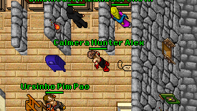 Calmera Hunter Alex on screen