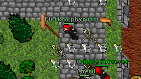 Fleck Sephyroth on screen