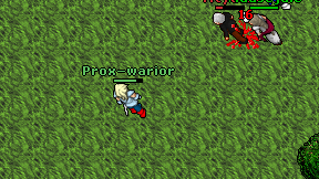 Prox-warior on screen