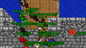 Dragonfemale on screen