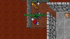 Drag dragonis on screen