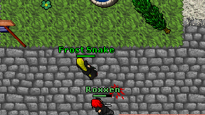 Frost Snake on screen