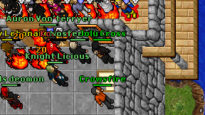 Crowsfire on screen