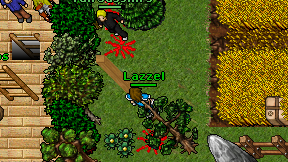 Lazzel on screen