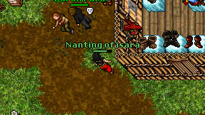 Nanting of isara on screen