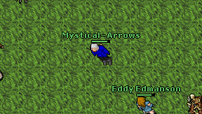 Mystical-Arrows on screen