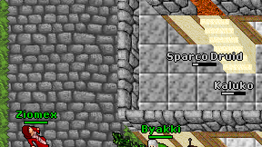 Sparco Druid on screen