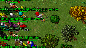 Luis red dragon on screen