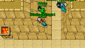 Slidingknight on screen