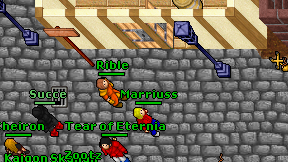 Rible on screen