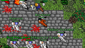 Aizdone on screen