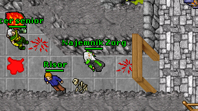 Najemnik Zorg on screen