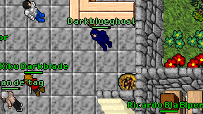 Darkblueghost on screen