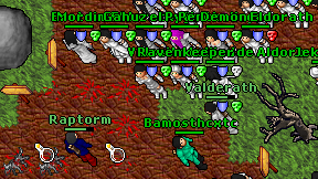 Raptorm on screen