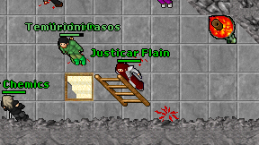 Justicar Flain on screen