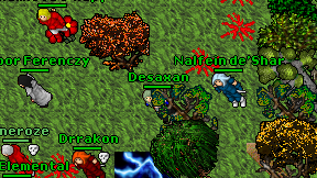 Desaxan on screen