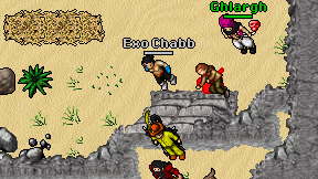 Exo Chabb on screen
