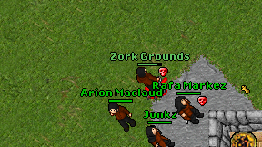 Zork Grounds on screen