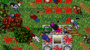 Blacc knight on screen