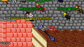 Wallking Fighter on screen