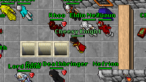 Cheesy Knight on screen
