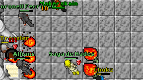 Maker skain on screen