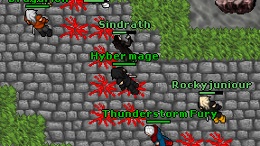 Hyber mage on screen