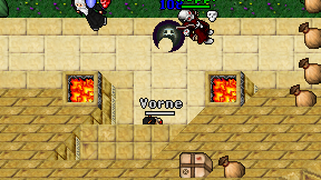 Vorne on screen