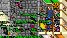 Dando em Chimera on screen