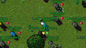 Lewy Druidek on screen