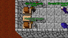 Mazing Mage on screen