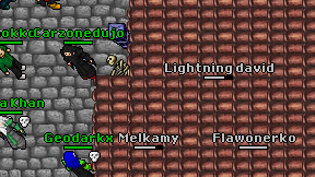Lightning david on screen