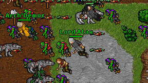 Lord Atax on screen