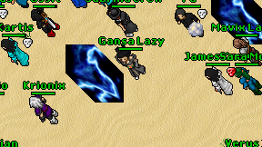 Gansa Lazy on screen