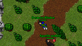 Demon Bloke on screen