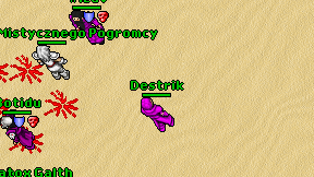 Destrik on screen