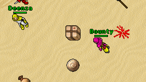 Bounty on screen