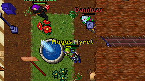 Magos Myret on screen