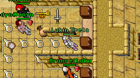 Lukin Treta on screen