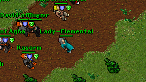 Lady-Elemental on screen